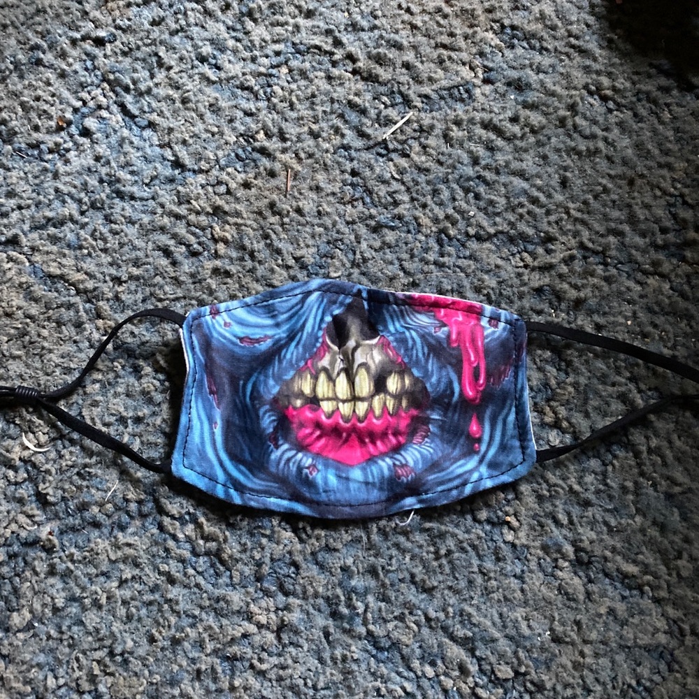 Skull Face mask💜💙❤️